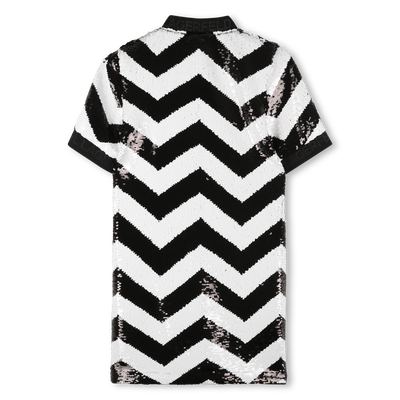 Robe avec ouverture zippée KARL LAGERFELD KIDS FILLE