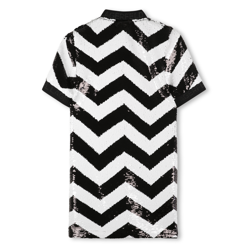 Robe avec ouverture zippée KARL LAGERFELD KIDS 
                    FILLE