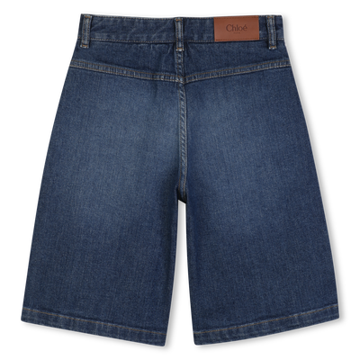 Short en denim coton CHLOE FILLE