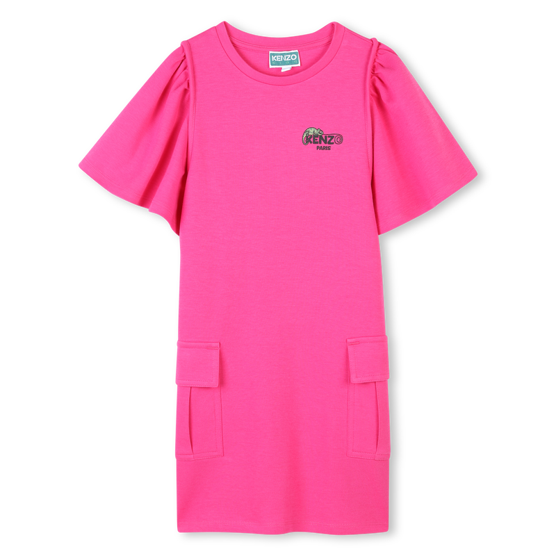 Robe à manches courtes coton KENZO KIDS 
                    FILLE