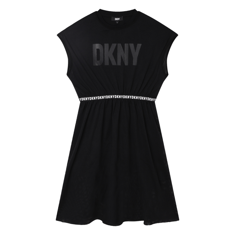 Robe 2-en-1 ouverte au dos DKNY 
                    FILLE