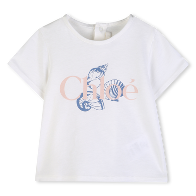 TEE-SHIRT MANCHES COURTES CHLOE FILLE