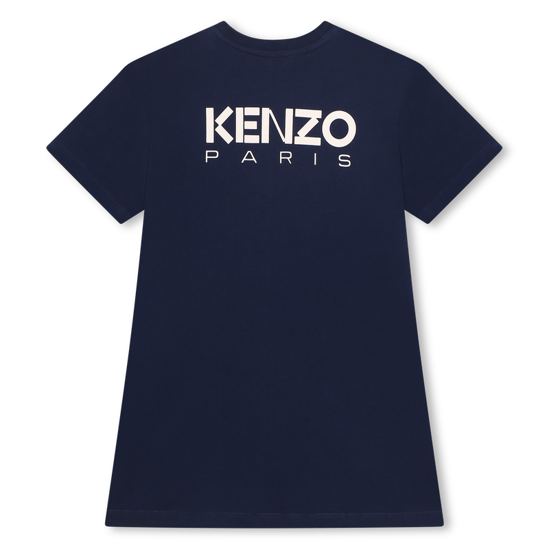 Robe à motif en coton KENZO KIDS 
                    FILLE
