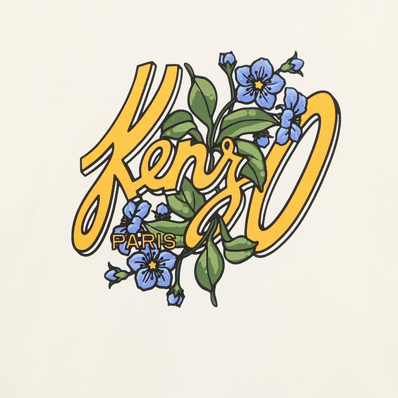 T-shirt manches courtes coton KENZO KIDS 
                    FILLE