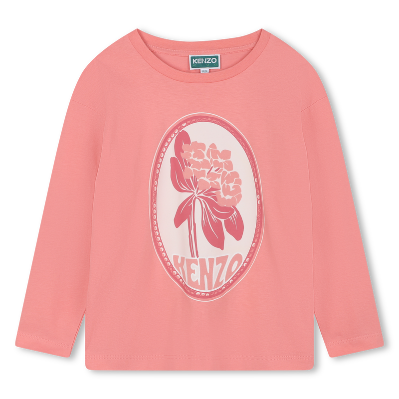 T-shirt avec imprimé placé KENZO KIDS 
                    FILLE