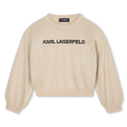 Pull en tricot KARL LAGERFELD KIDS 
                    FILLE