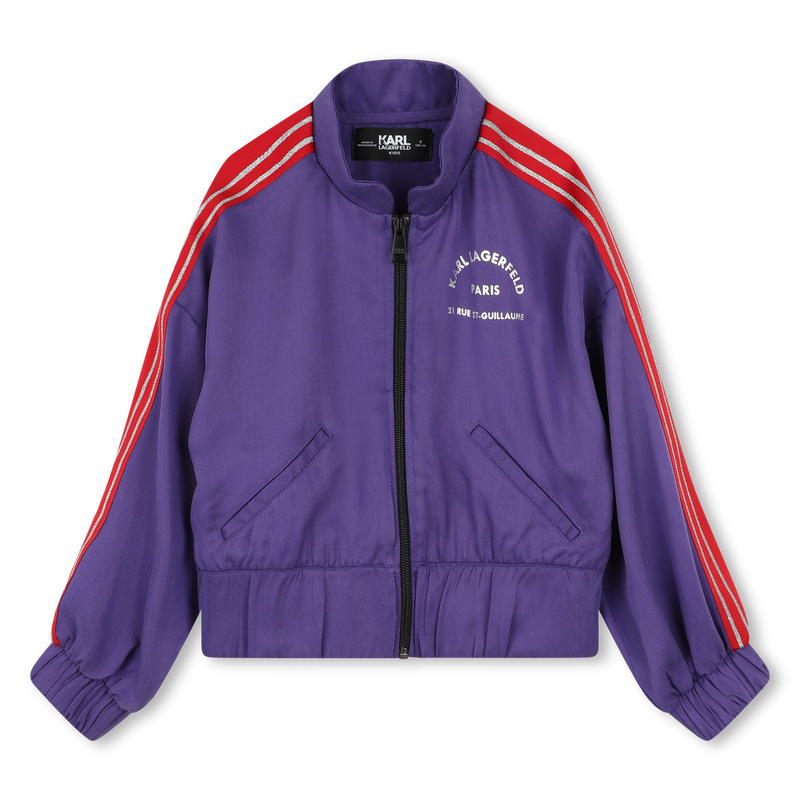 Veste jogging manches ballon KARL LAGERFELD KIDS 
                    FILLE