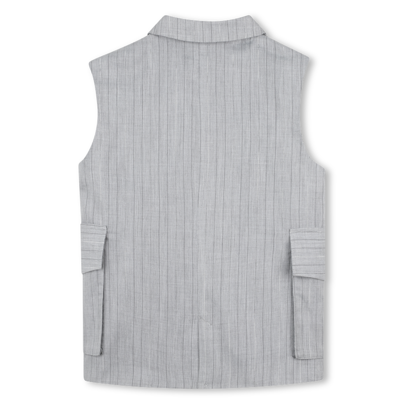 Veste sans manche à rayures DKNY 
                    FILLE
