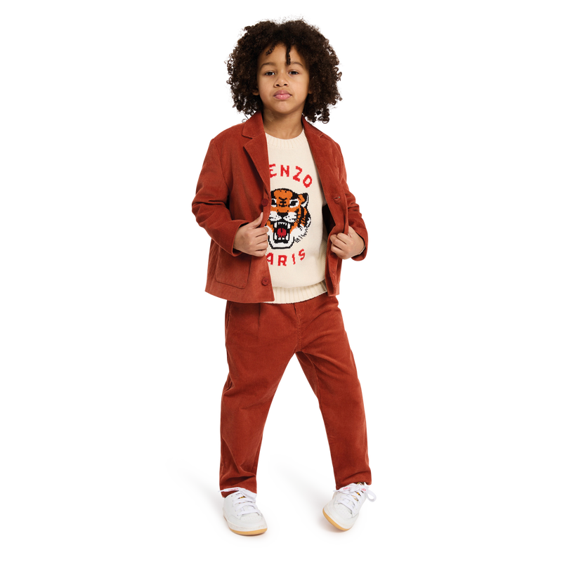 Veste de costume en velours KENZO KIDS 
                    GARCON