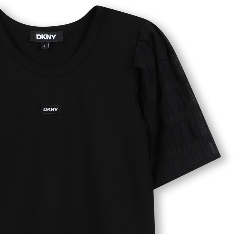 Robe de cérémonie bimatière DKNY 
                    FILLE