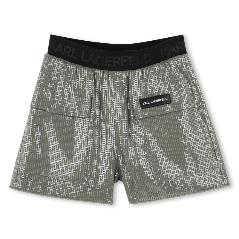 Short de cérémonie à sequins KARL LAGERFELD KIDS 
                    FILLE