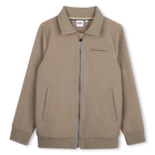 Cardigan en tissu synth&eacute;tique, SOURIS, hi-res