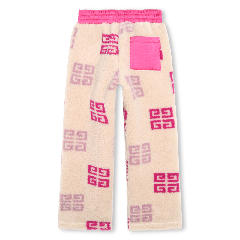 Pantalon droit tissu peluche GIVENCHY 
                    FILLE