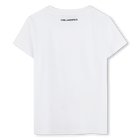 T-shirt avec imprim&eacute; plac&eacute; KARL LAGERFELD KIDS 
                    FILLE