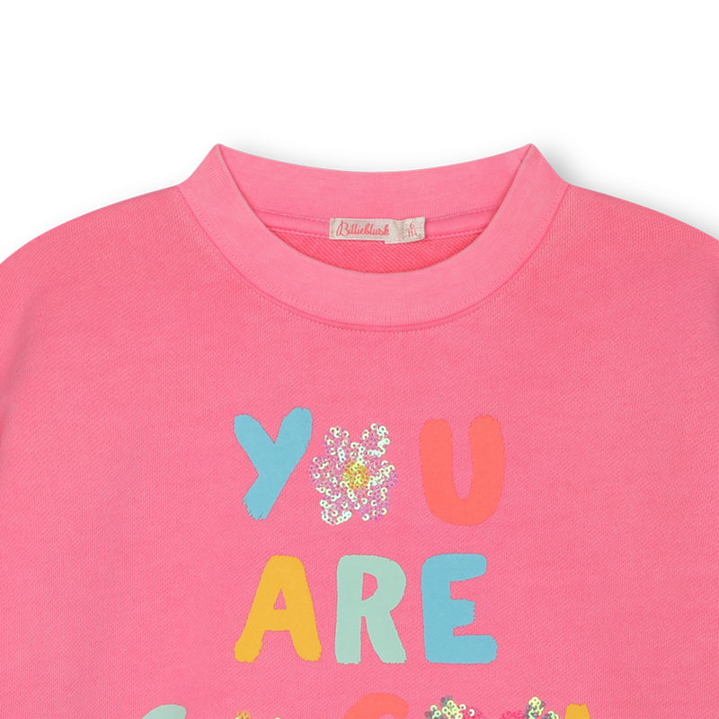 Sweat-shirt en molleton BILLIEBLUSH 
                    FILLE