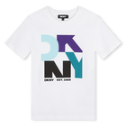 T-shirt manches courtes coton, BLANC, hi-res
