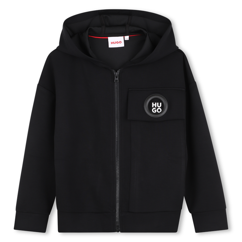 Cardigan &agrave; capuche Hugo 
                        FILLE