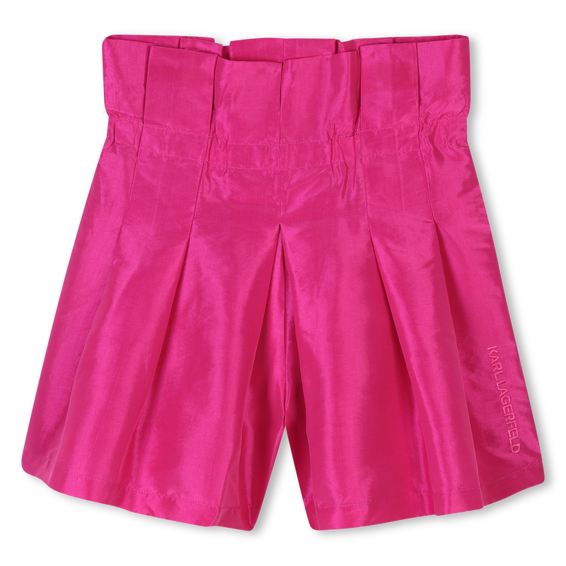 Short de cérémonie en taffetas KARL LAGERFELD KIDS 
                    FILLE