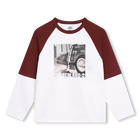 T-shirt bicolore avec imprim&eacute; TIMBERLAND 
                    GARCON