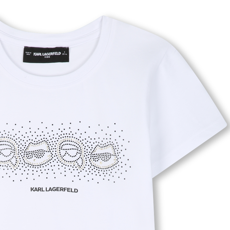Tee-shirt manches courtes KARL LAGERFELD KIDS 
                        FILLE