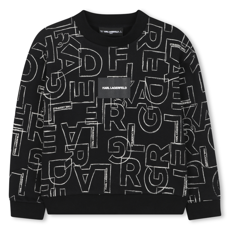 Sweat-shirt en molleton KARL LAGERFELD KIDS 
                    GARCON
