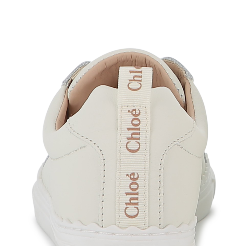Baskets en cuir de vache CHLOE 
                    FILLE