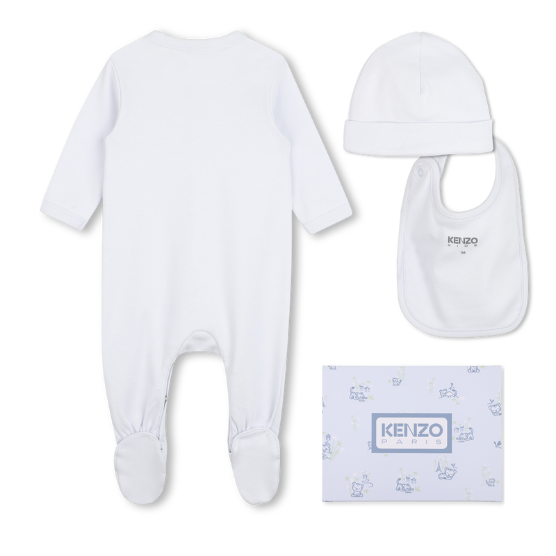 ENSEMBLE PYJAMA, BONNET ET BAVOIR KENZO KIDS 
                        GARCON