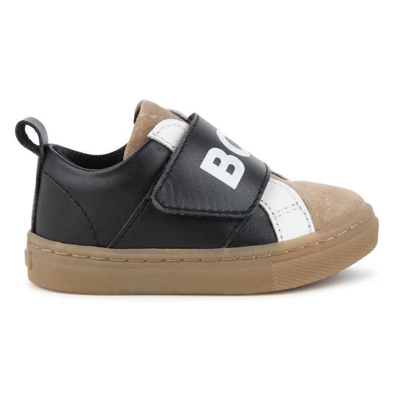 Baskets  lac&eacute;es a bande auto-agrippante BOSS 
                        GARCON