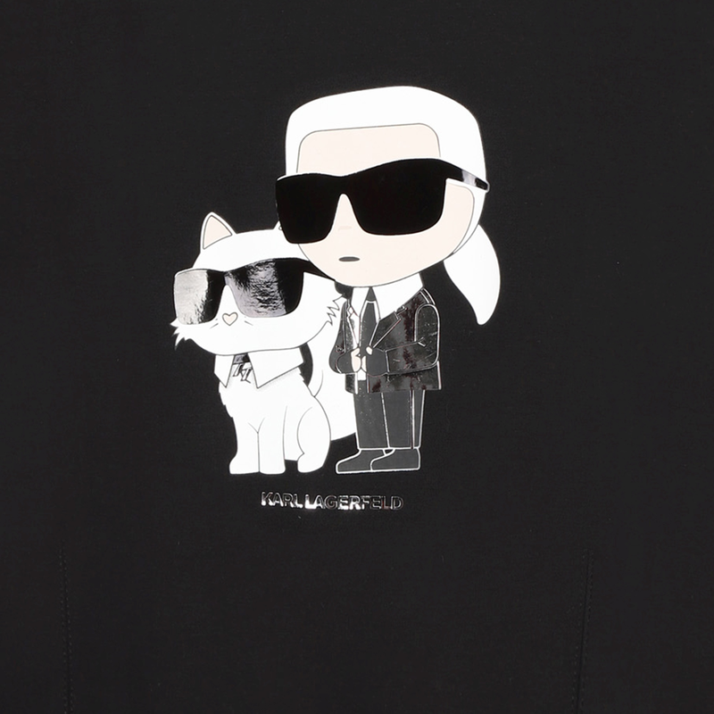 Sweat-shirt avec imprimé KARL LAGERFELD KIDS 
                    FILLE
