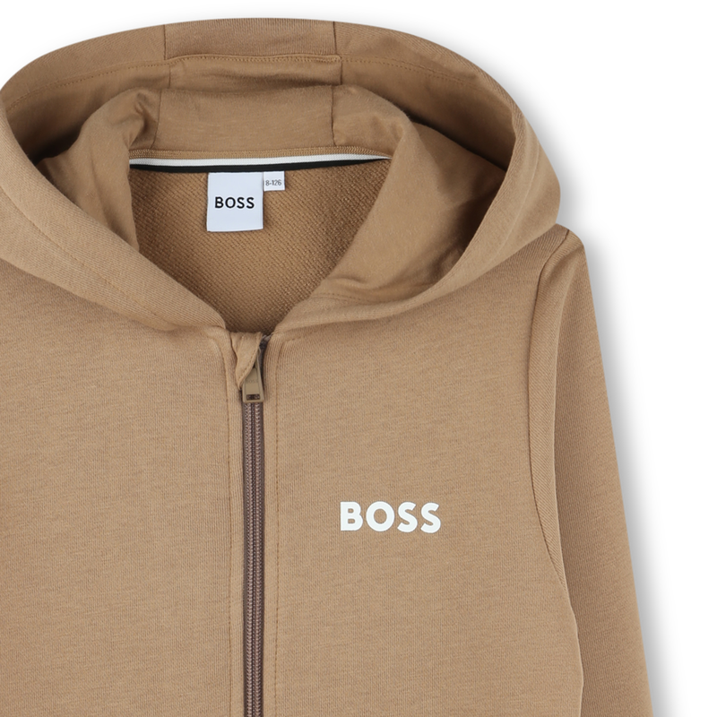 CARDIGAN A CAPUCHE BOSS 
                    GARCON