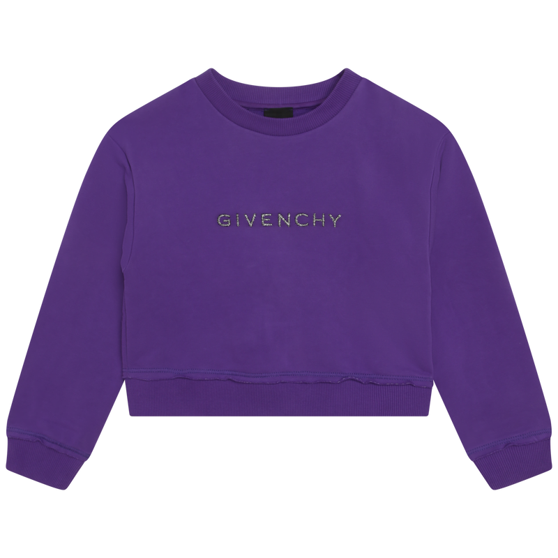 Sweat-shirt court brodé GIVENCHY 
                    FILLE
