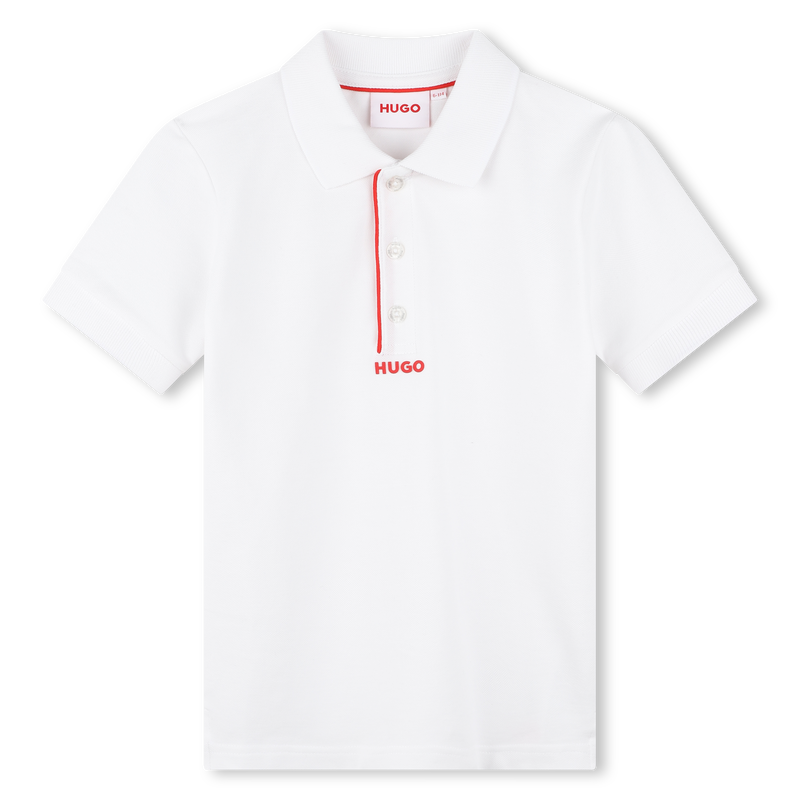 Polo manches courtes Hugo 
                    GARCON