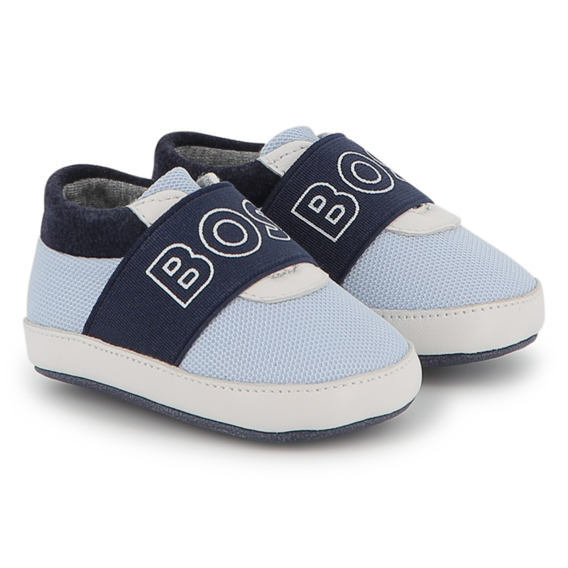 Chaussons souples en cuir de mouton BOSS 
                        UNISEXE