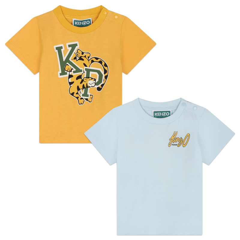 2 T-shirts à manches courtes KENZO KIDS 
                    GARCON