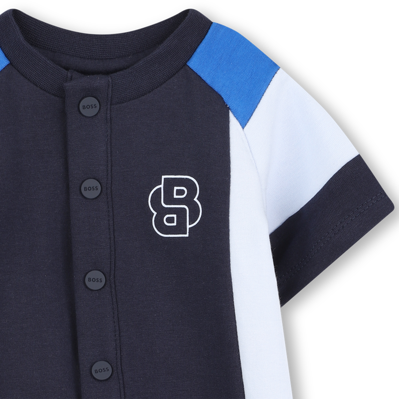 Combinaison-short tricolore BOSS 
                    GARCON