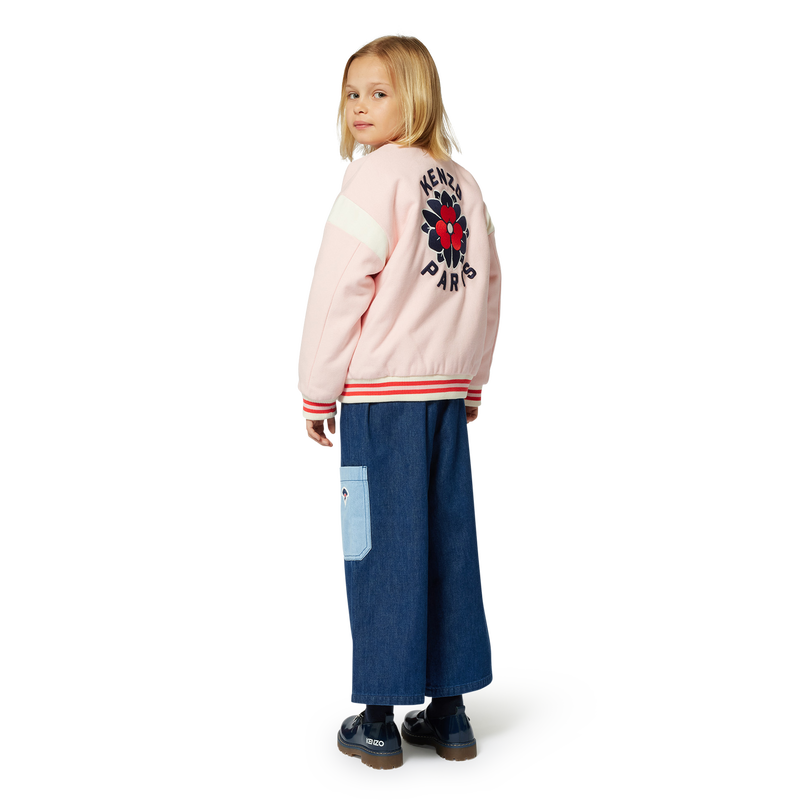 Jean à taille élastiquée KENZO KIDS 
                    FILLE