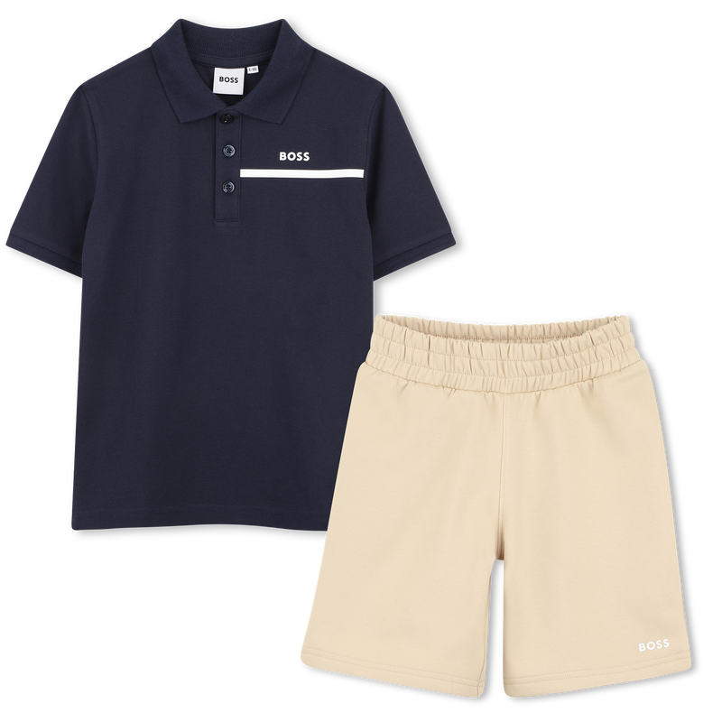 ENSEMBLE POLO + SHORT BOSS 
                        GARCON
