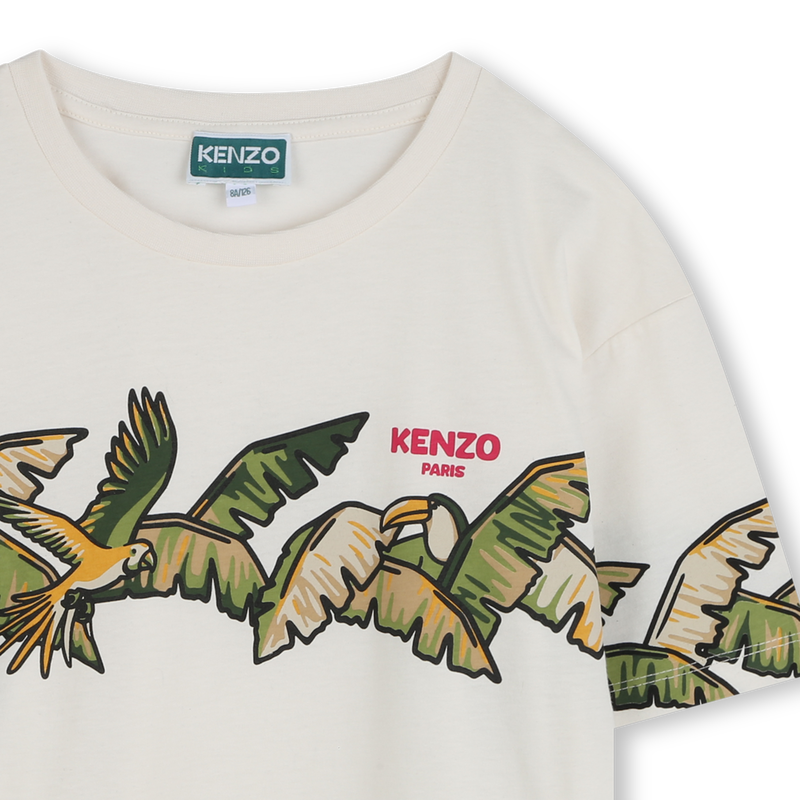 T-shirt manches courtes coton KENZO KIDS 
                    FILLE