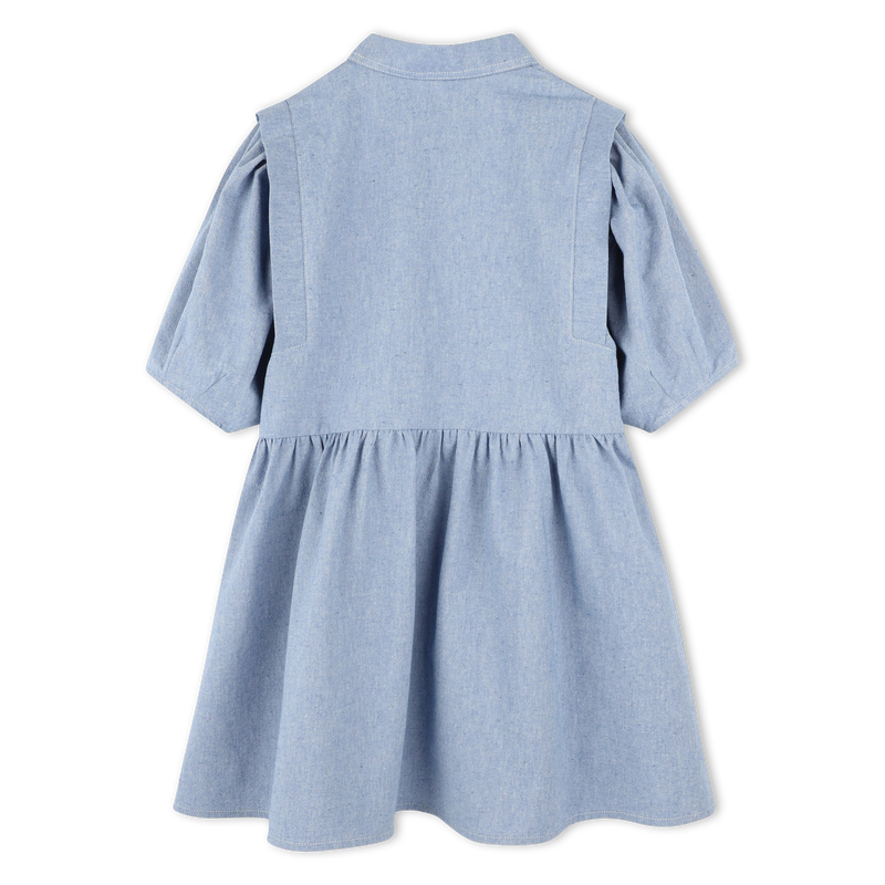 Robe chemise en coton KENZO KIDS 
                    FILLE