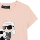 Tee-shirt manches courtes KARL LAGERFELD KIDS 
                    FILLE