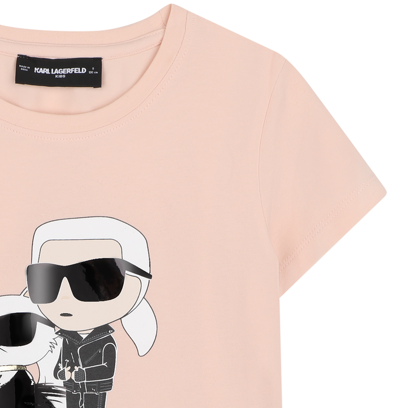 Tee-shirt manches courtes KARL LAGERFELD KIDS 
                        FILLE