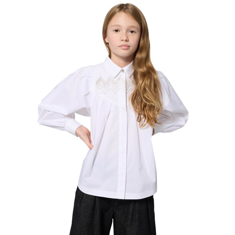 Chemise en popeline de coton LANVIN 
                    FILLE