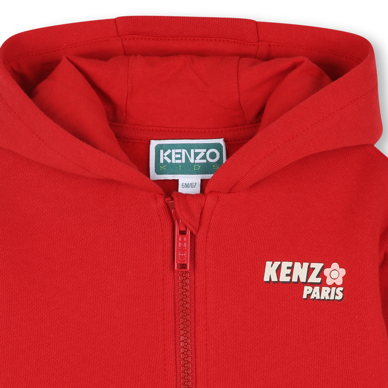 Cardigan de jogging en molleton KENZO KIDS 
                    FILLE