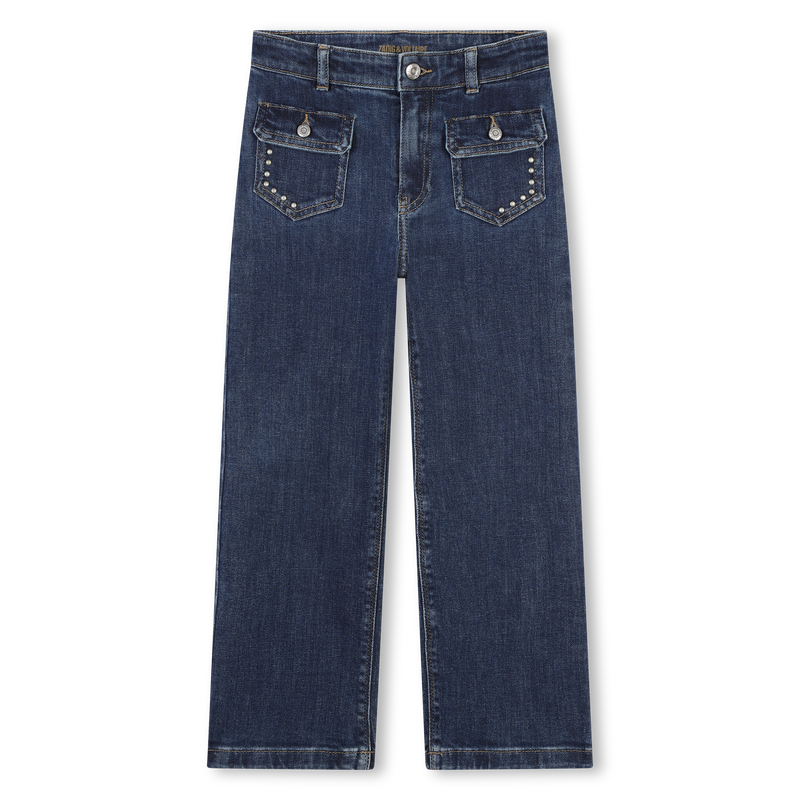 Jean évasé à taille ajustable ZADIG & VOLTAIRE 
                    FILLE
