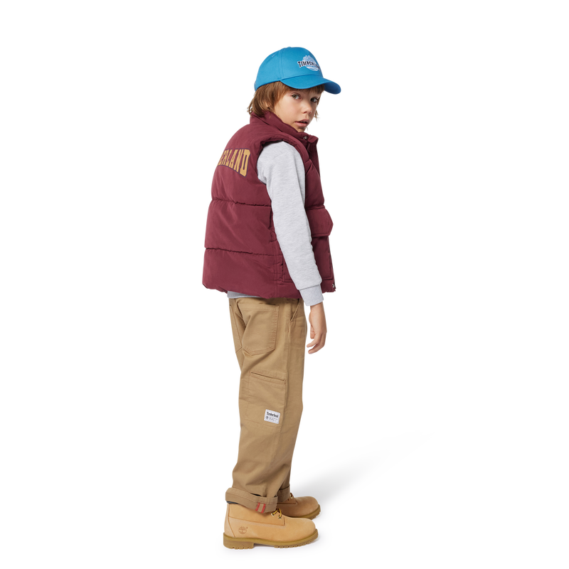 Doudoune zippée à sigles TIMBERLAND 
                    GARCON