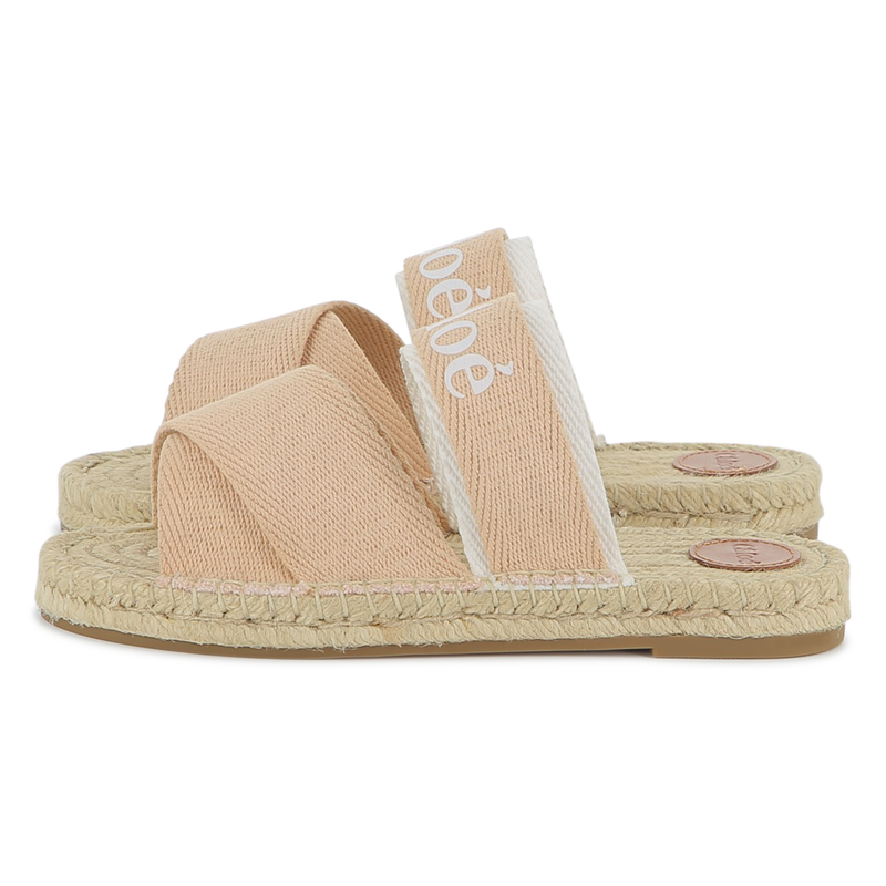 Sandales en toile et corde CHLOE 
                    FILLE