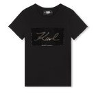 T-shirt orn&eacute; de sequins r&eacute;versibles, BLACK, hi-res