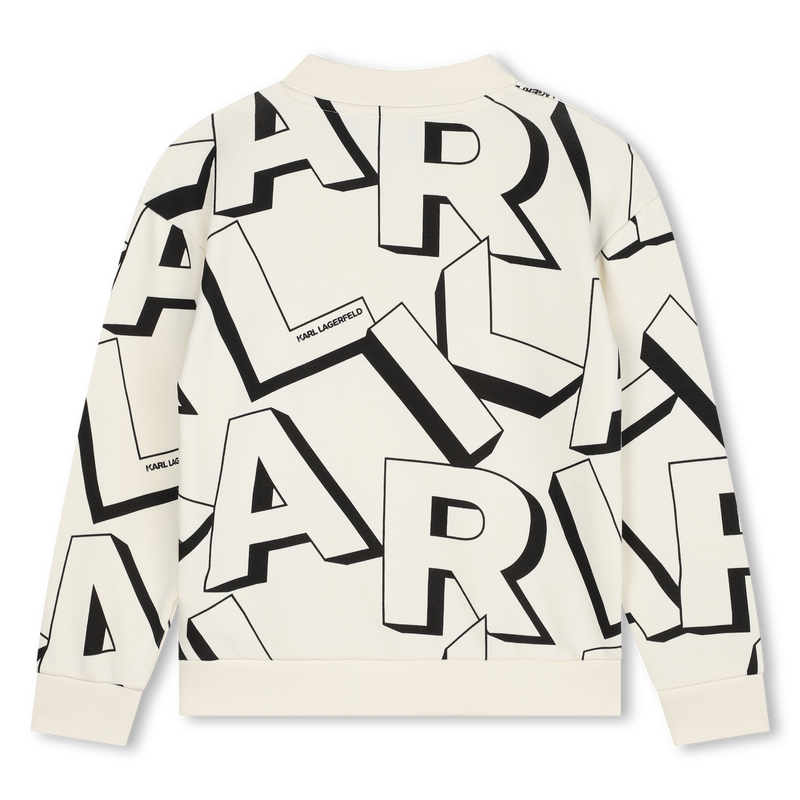Sweat-shirt molletonné imprimé KARL LAGERFELD KIDS 
                    GARCON