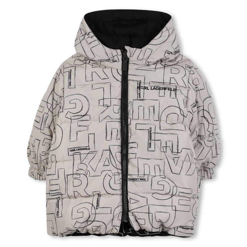 Doudoune réversible à capuche KARL LAGERFELD KIDS 
                    GARCON