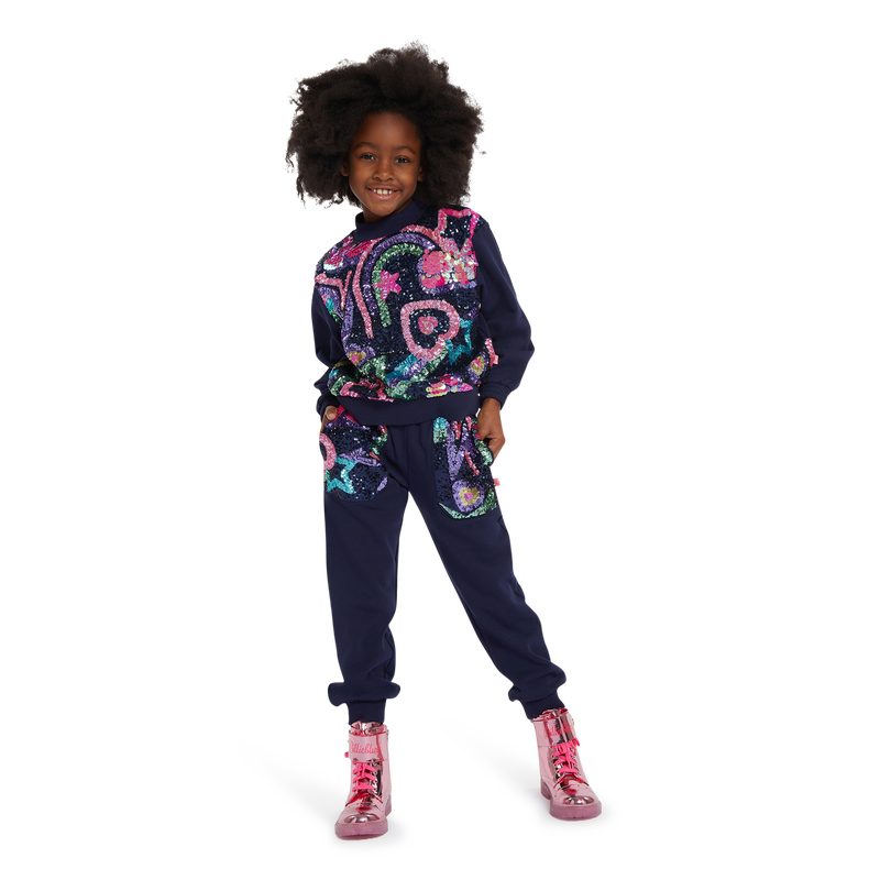 Sweat-shirt en molleton BILLIEBLUSH 
                    FILLE